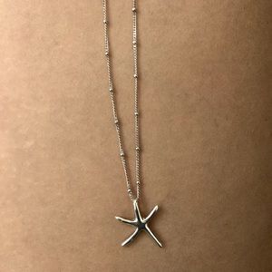 Sterling Silver Starfish Necklace